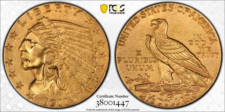 Cert 38001447 - Coin Image