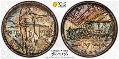 1926-S 50C Oregon MS67+