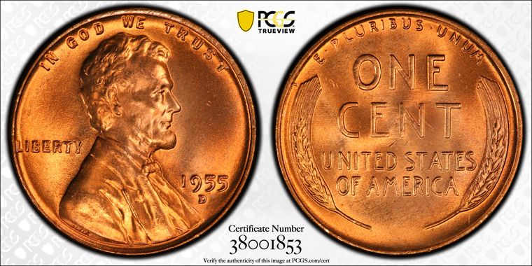 Cert 38001853 - Coin Image