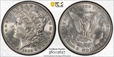 1903 $1 MS67+