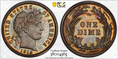 1912-D 10C MS66+
