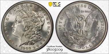 1902 $1 MS67