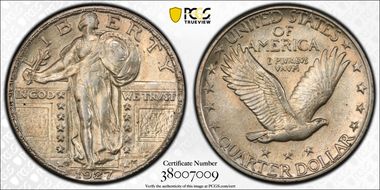 1927-D 25C AU58