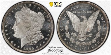 1885-O $1 MS64DMPL