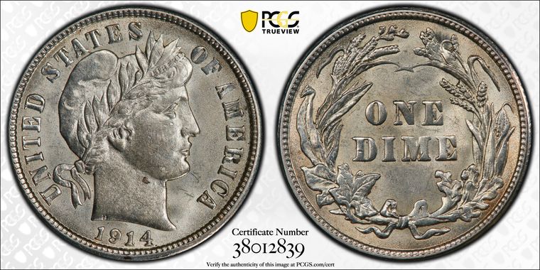 Cert 38012839 - Coin Image