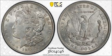 1921 $1 Morgan MS63