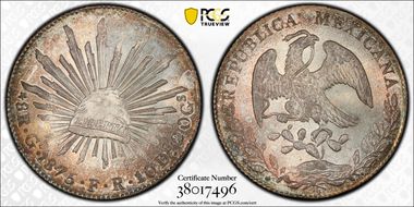 1875-Go FR 8 R Go55 MS65