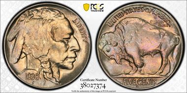 1930-S 5C MS66+