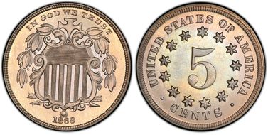 1869 5C PR65