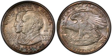 1921 50C Alabama, 2X2 MS65