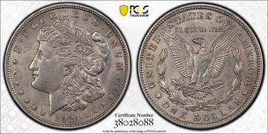1921 $1 Morgan N1