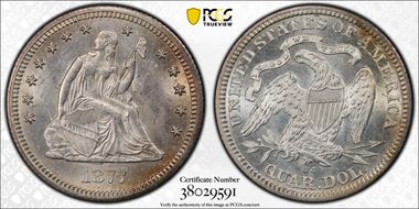 1877-CC 25C MS63