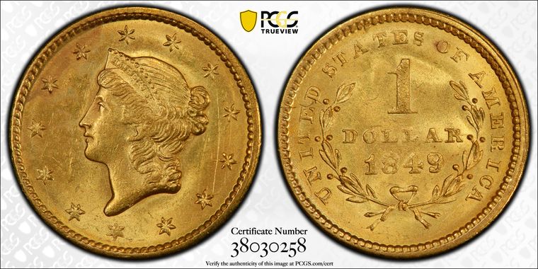 Cert 38030258 - Coin Image