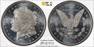 1882-O $1 MS64+ DMPL