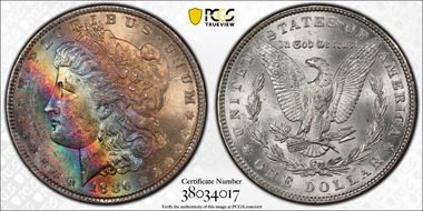 1886 $1 MS63
