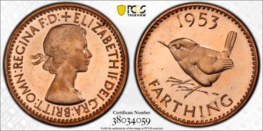 1953 1/4D S-4156 PR65CAM