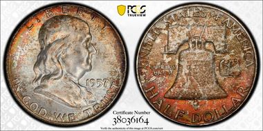 1957-D 50C MS66+ FBL