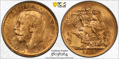 1913-P Sov S-4001 MS63+