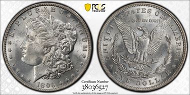 1896-O $1 MS62