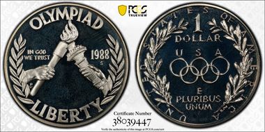 1988-S $1 Olympic PR68DCAM