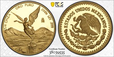 2006-Mo 1/4 oz Libertad Gold PR69DCAM