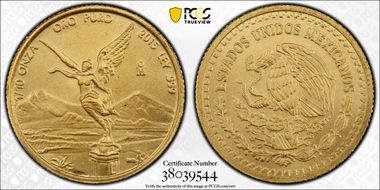 2015-Mo 1/10 oz Libertad Au MS69