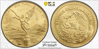 2006-Mo 1/2 oz Libertad Gold MS70