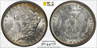 1884-O $1 MS65