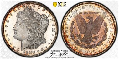 1880-S $1 MS65