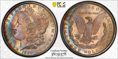 1890 $1 MS64