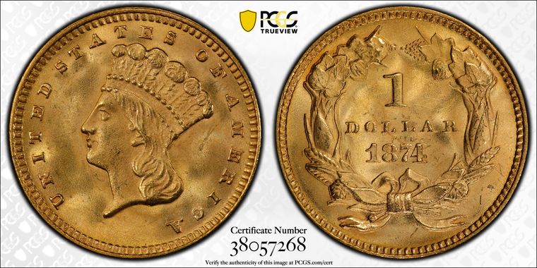 Cert 38057268 - Coin Image