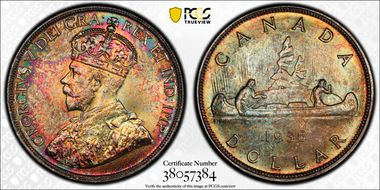 1936 S$1 MS64+
