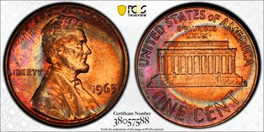 1965 1C MS64RB