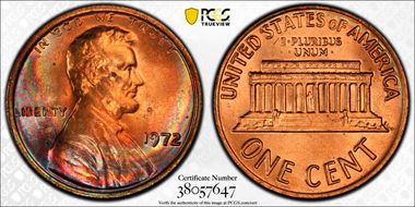 1972 1C MS66RB
