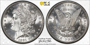 1881-S $1 MS66+