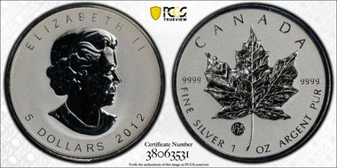 2012 $5 ML Fab 15 SP66