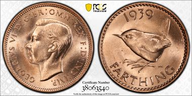 1939 1/4D S-4116 MS65RD