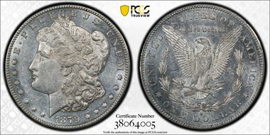 1879-S $1 VAM 6, Reverse of 1878 AU55