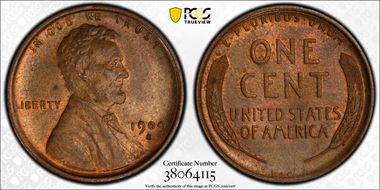 1909-S VDB 1C MS63BN