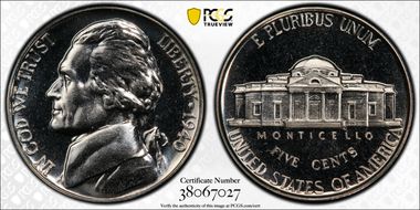 1940 5C Reverse of 1940 PR66