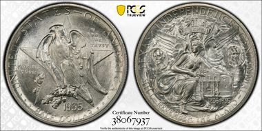 1935 50C Texas MS66