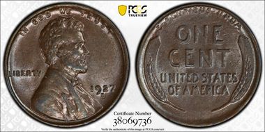 1927-D/D 1C RPM FS-501 AU58BN