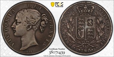 1844 Crown S-3882 Star Edge VF30