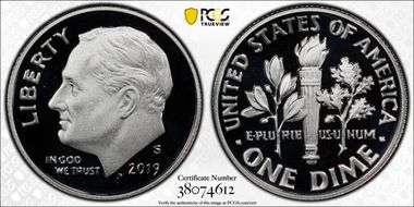 2019-S 10C Silver First Strike PR70DCAM