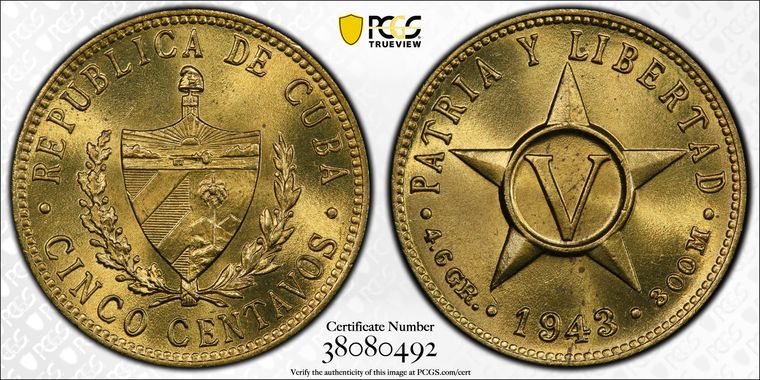 Cert 38080492 - Coin Image