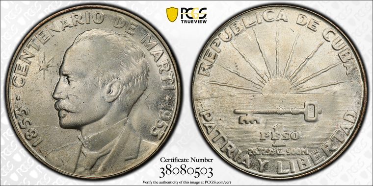 Cert 38080503 - Coin Image