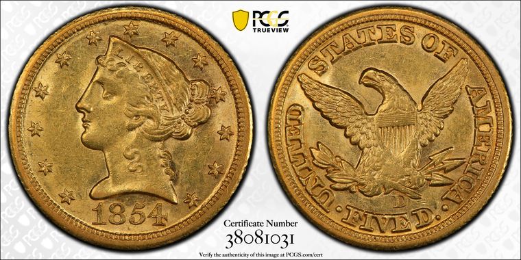 Cert 38081031 - Coin Image