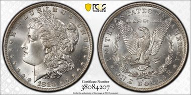 1883-O $1 MS67+