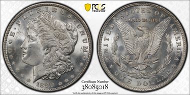 1890 $1 MS64