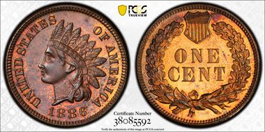 1886 1C Type 1 PR65RB